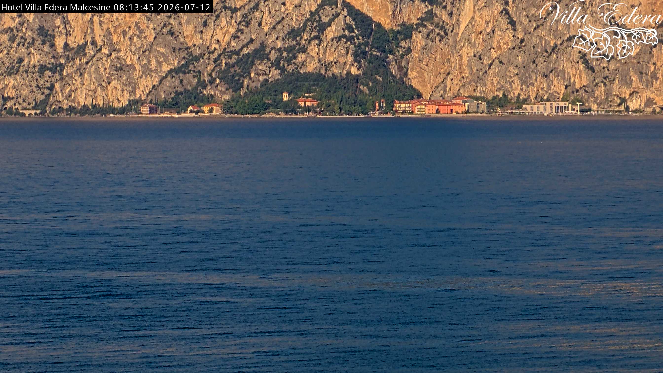 Malcesine, Albergo Villa Edera – View towards Campione, Lake Garda